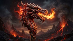 Dragon Head Staff