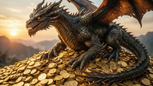 Dragon on Gold Hoard