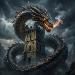 Dragon on the Tower