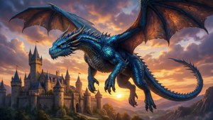 Dragon Over Castle