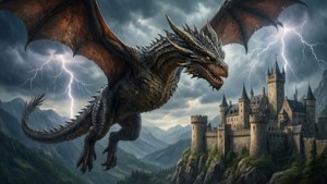 Dragon Over the Castle