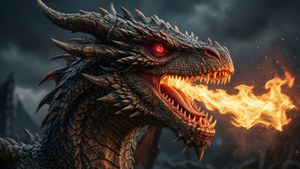 Dragon Red Eyes