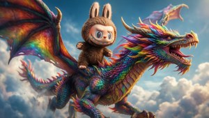 Dragon Rider Labubu