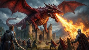 Dragon Siege at Castle Ruins