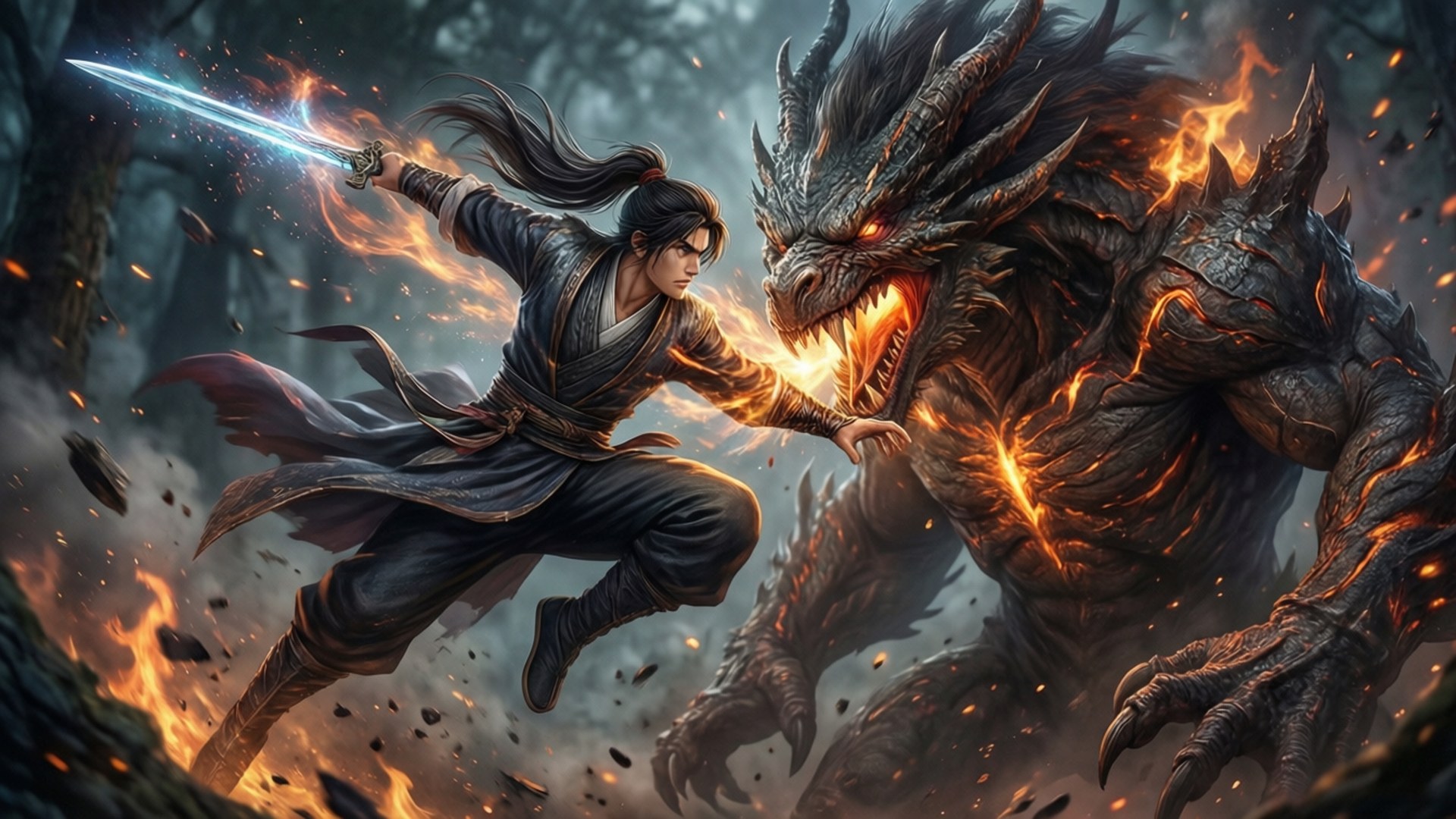 Dragon Slayer by Wallpapers.art Studio