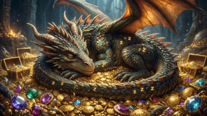 Dragon Sleep on Gold