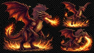 Dragon Sprite Sheet Compilation