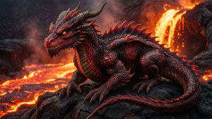 Dragon Therian Volcanic Lair