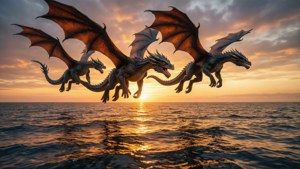 Dragons Over the Sea
