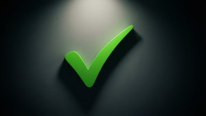 Dramatic Checkmark