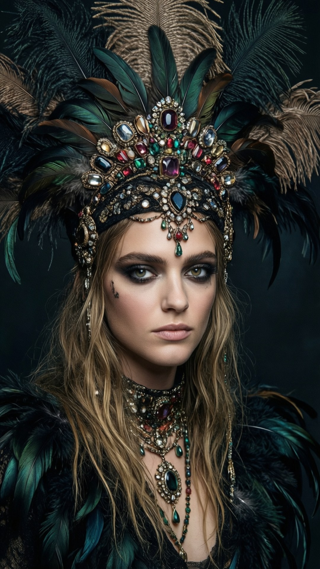 Dramatic Headpiece by Wallpapers.art Studio
