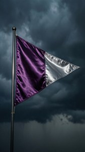 Dramatic Satin Pennant