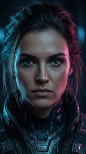 Dramatic Sci-Fi Portrait