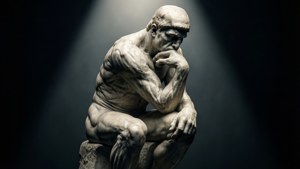 Dramatic Spotlight Thinker