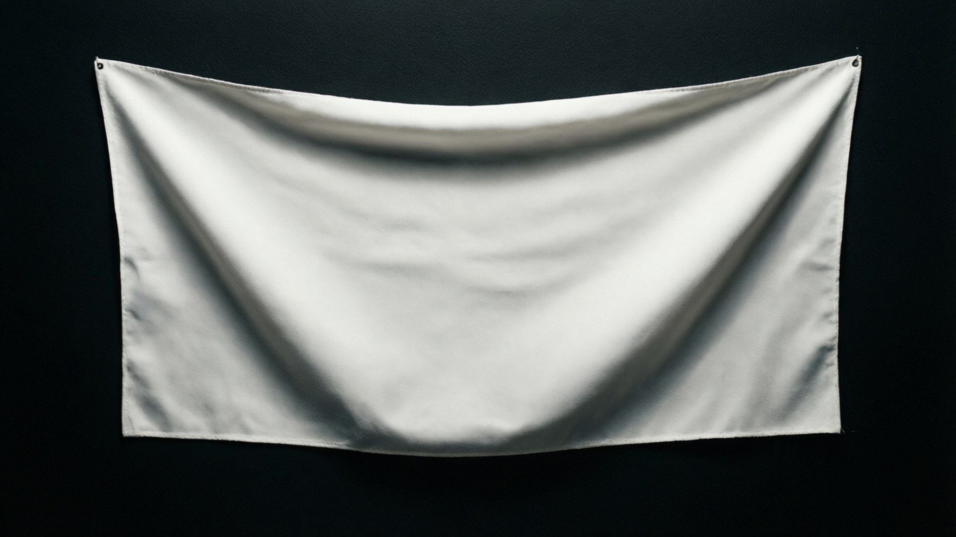 Dramatic White Banner by Wallpapers.art Studio