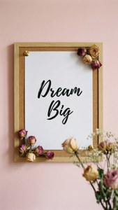 Dream Big Pink Board