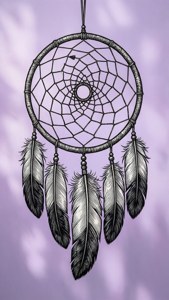 Dreamcatcher Line Art