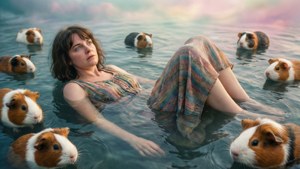Dreamlike Guinea Pig Float