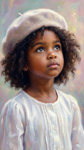 Dreamy Beret Portrait
