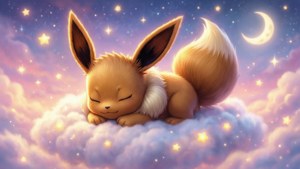 Dreamy Eevee on Cloud