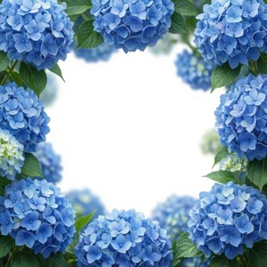Dreamy Hydrangea Full Frame