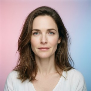 Dreamy Pastel Portrait