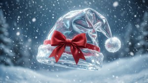 Dreamy Snowy Santa Hat