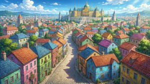 Dressrosa Overhead Panorama