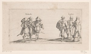 Drie Duitsers en drie Engelsen