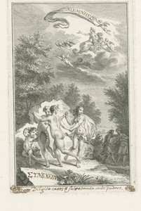 Drie gratiën en een cupido