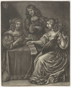 Drie musicerende figuren