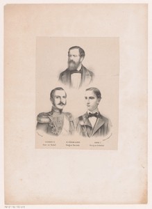 Drie portretten van Alexander II, H.P. Pelham-Clinton, George I