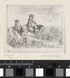Drie ruiters te paard
