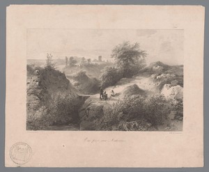 Drie rustende mannen in de Ardennen