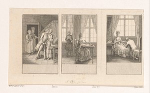 Drie scènes uit Hermes' Sophiens Reise