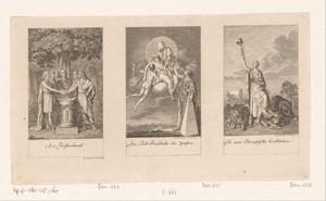 Drie voorstellingen met gebeurtenissen uit het voorlaatste decennium