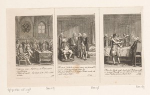 Drie voorstellingen uit de Brandenburgse geschiedenis