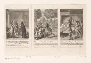 Drie voorstellingen uit de Brandenburgse geschiedenis