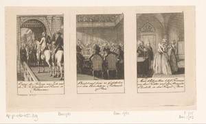Drie voorstellingen uit de nieuwere Franse geschiedenis