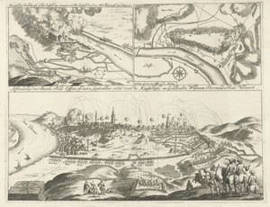 Drie voorstellingen van de belegering van Buda, 1685-1686