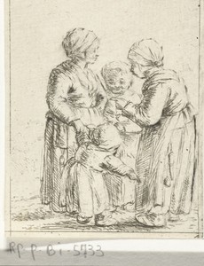 Drie vrouwen in gesprek