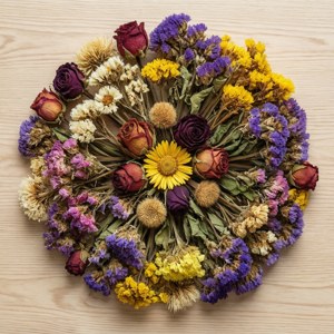 Dried Flower Circle