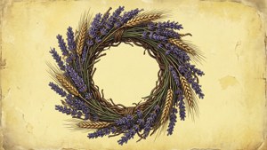Dried Lavender Wreath