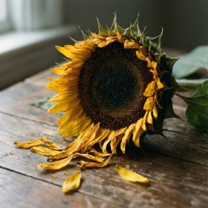 Dried Sunflower Petals