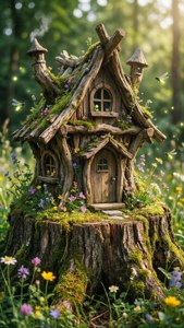 Driftwood Fairy House