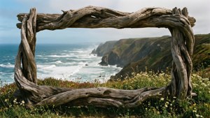 Driftwood Picture Frame View