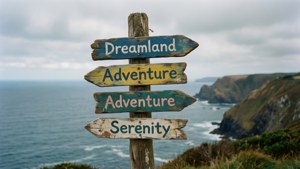 Driftwood Signpost Fantasy