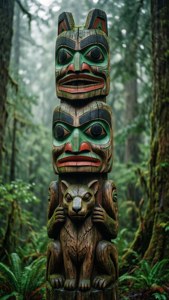 Driftwood Totem Pole