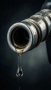 Dripping Fuel Spout