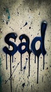 Dripping Sad Word